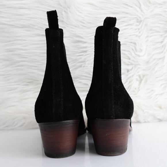 Thursday Boot Co Dreamer Bootie Black Suede - Picture 8 of 11